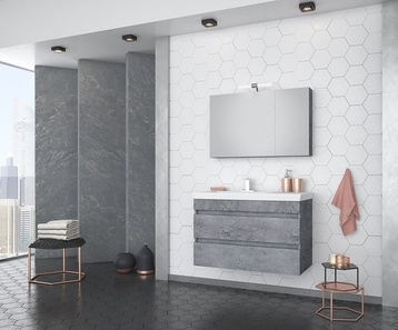 МДФ мебели за баня Luxus 85 Granite