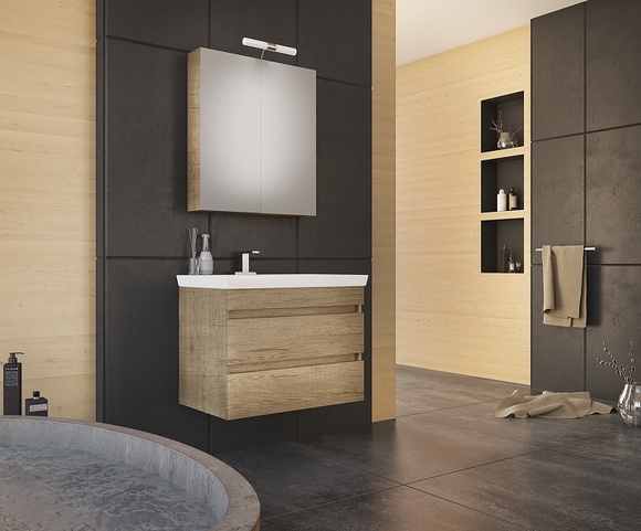 МДФ мебели за баня Luxus 70 Wood