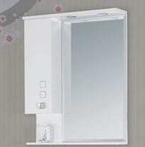 Горен шкаф за баня с огледало