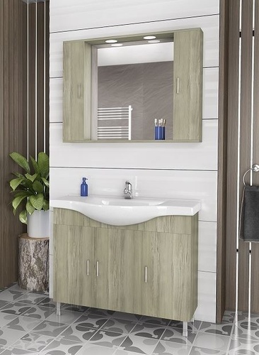 МДФ Комплект мебели за баня Alba 100 ELM Wood