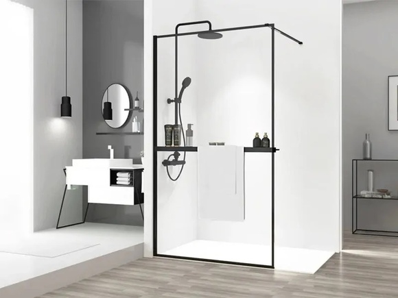 Параван Aero Black 80x195см