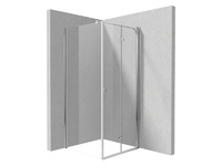 Елегантна душ кабина Kerria Plus Chrome с отваряема врата 90см