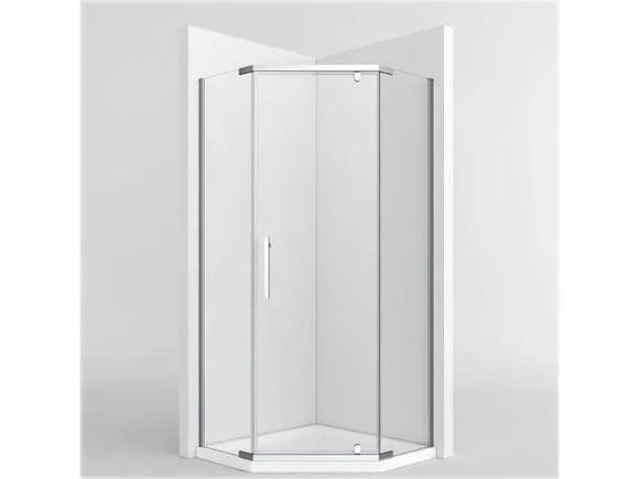 Елегантна петоъгълна душ кабина Chrome SW190C