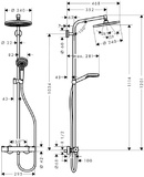 Crometta E 240 - Душ система за баня (1)