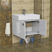 Долен шкаф за баня Мио 70x58x42см
