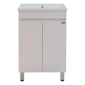 Бял шкаф за баня ICP 5081