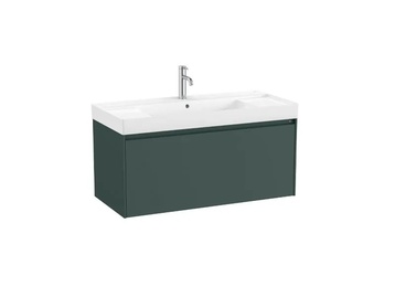 Окачен шкаф за баня Ona Unik Green Matt 100см